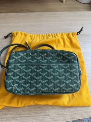 Goyard Sac Cap-Vert PM Green Goyardine Canvas Crossbody