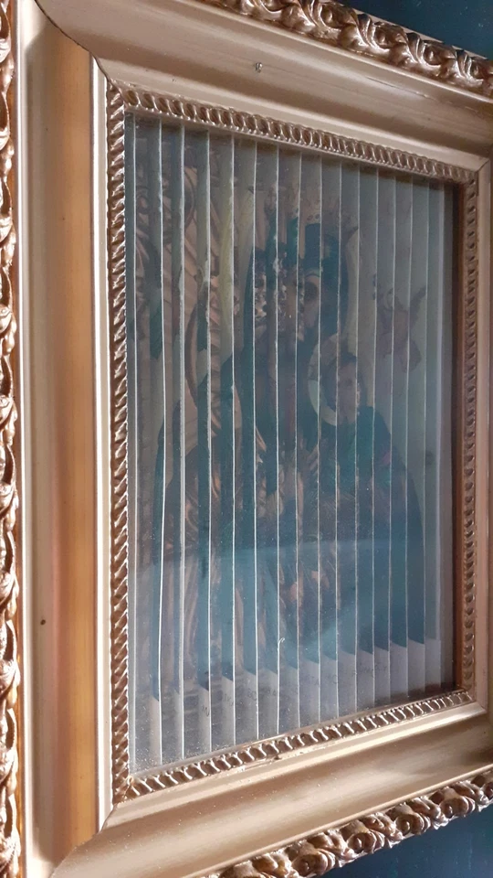 ANCIEN ICÔNE TRIPTYQUE 3 IMAGES RELIGION - Photo 3/4