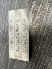 (3) Mo-Max Cobalt 1/4 X 3/8 X 2 1/2 Lathe Tool Bit Blanks NOS