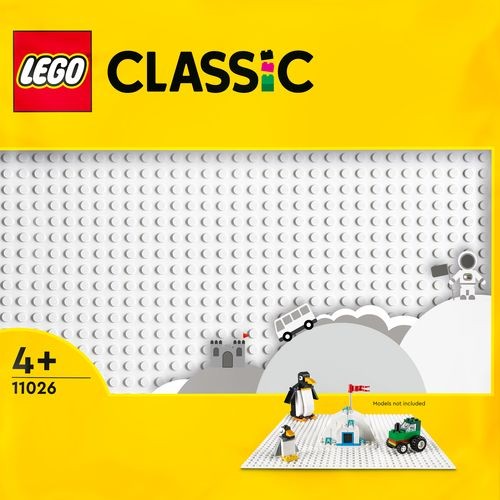 Lego Bianco/Bianca Pannello Di Costruzione (11026, Classic) - Immagine 5