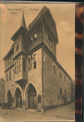 Meisenheim Glan Rathaus ungelaufen ca. 1910