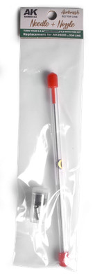 AK Interactive Needle + Nozzle 0.2 Top Line Replacement for Airbrush AK-9600