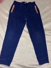 Janie and Jack Boys Sweatpants Joggers Navy Pants Drawstring Size 6