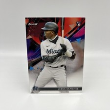 2021 Topps Finest Jesus Sanchez RC #70 Miami Marlins
