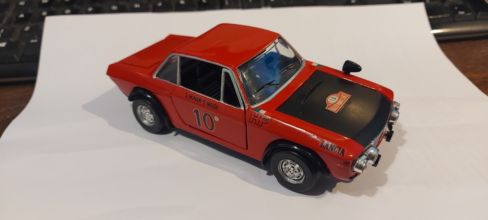 Politoys 1/25 Lancia Fulvia 1600 HF Rallye Monte Carlo - Munari Mannucci - S8
