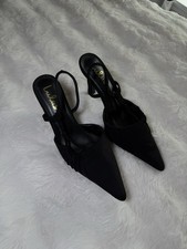 Lulu's Elegant Black Heels Size 7.5 NWOT
