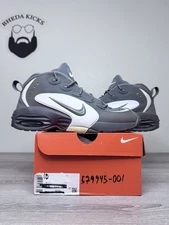 Size 10 - Nike Air Way Up Penny Hardaway Men's Cool Grey White 579945-001 Rare