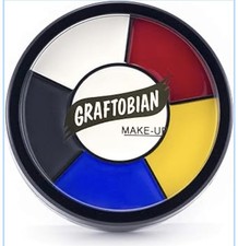 NIB Graftobian Pro F/X Collection "Primary" Color Wheel- 1 oz