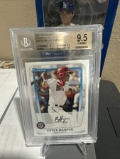 2011 Bowman Bryce Harper Prospects Auto #BP1 Nationals BGS 9.5