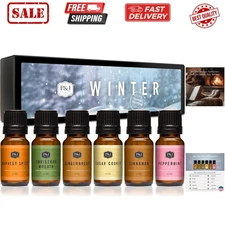Fragrance Oil Winter Set | Cinnamon, Gingerbread, Sugar Cookies, Harvest Spic...
