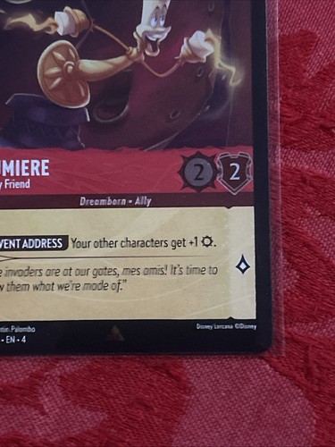 FOIL Lorcana: Ursula's Return - Lumiere - Fiery Friend - 113/204 - Rare FOIL - Picture 5 of 7