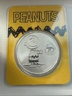 Peanuts Charlie Brown 70 Years 1 oz .999 Silver Round w/ Card
