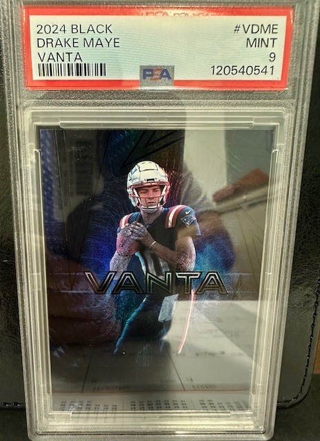 Drake Maye Panini Black Vanta #VDME Base