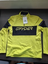 Spyder Mens Speed Fleece Jacket Citron/Black ...