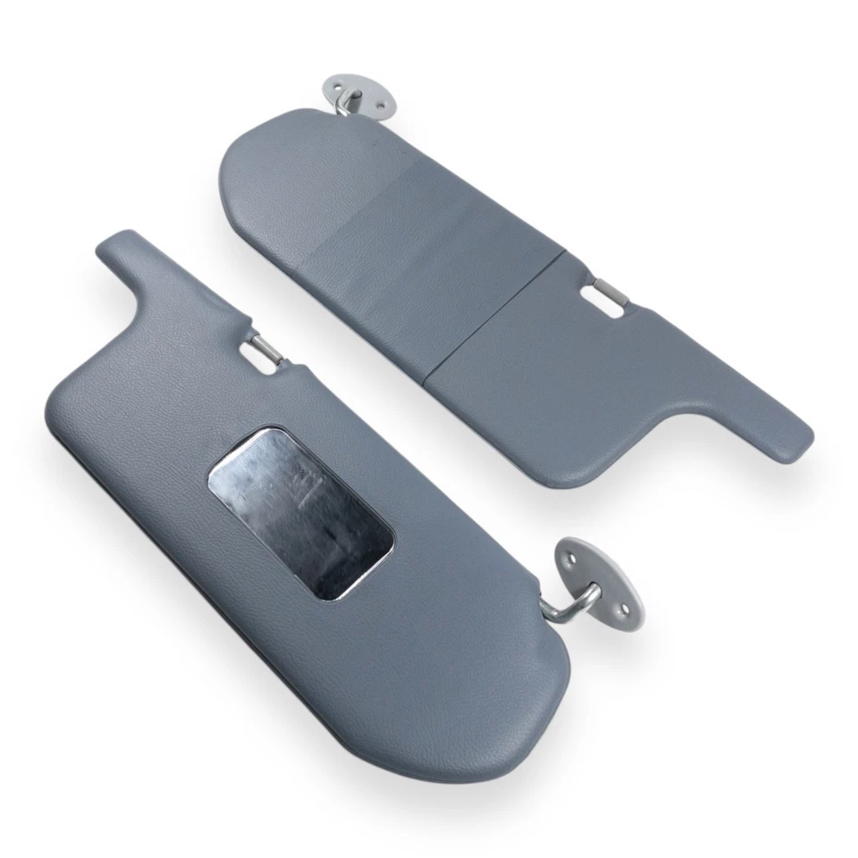 Par de parasol lado conductor y pasajero Toyota Corolla 1988-1992 vinilo azul Foto 2 de 4