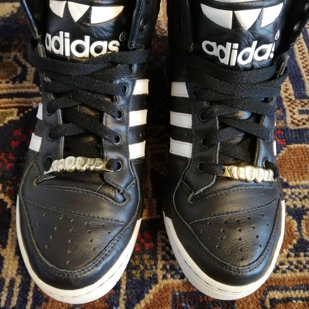 Adidas×JS Marble Pattern Big Tongue SNK adidas JS Metro Attitude 3 Tongues White Black Men's