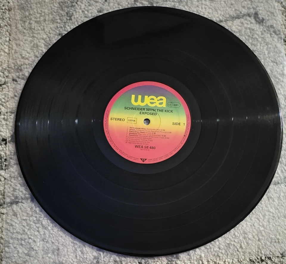 Schneider With The Kick- Exposed VINYL LP (1982) GERMANY Pressing *Rare - Image 4 of 4