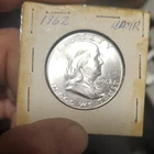 1962 Franklin Half Dollar Uncirculated 50C 90% Silver US Coin