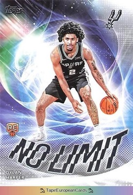 Dylan Harper Topps 2025 RC Rookie San Antonio Spurs No Limit NL 2 NBA