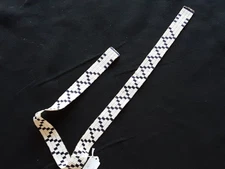 NATIVE AMERICAN BEADED WAMPUM BELT, VINTAGE SINEW SEWN BELT  SD-1025*09011