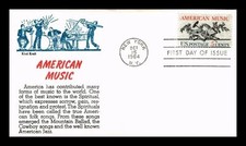 AMERICAN MUSIC ASCAP 1964 SCARCE KOHL KRAFT CACHET FDC UNADDR