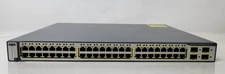 Cisco Catalyst 3750 48 Port Fast Ethernet PoE Switch WS-C3750-48PS-S #2