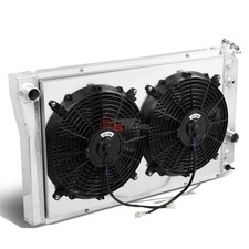 3-row Aluminum Core Radiator12v Fan Shroud For 1982-1990 Corvette C4s10 Blazer 3-row Aluminum Core Radiator12v Fan Shroud For 1982-1990 Corvette C4s10 Blazer