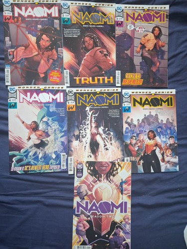 7 X american Dc Comics Naomi Season 1 Full Set 1-6 + Season 2 1 Of 6