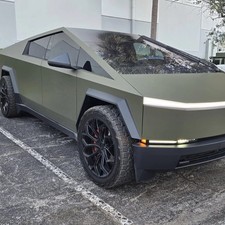 Cybertruck Diy Ppf Paint Protection Film Wrap Color Change Matte Armored Green Cybertruck Diy Ppf Paint Protection Film Wrap Color Change Matte Armored Green
