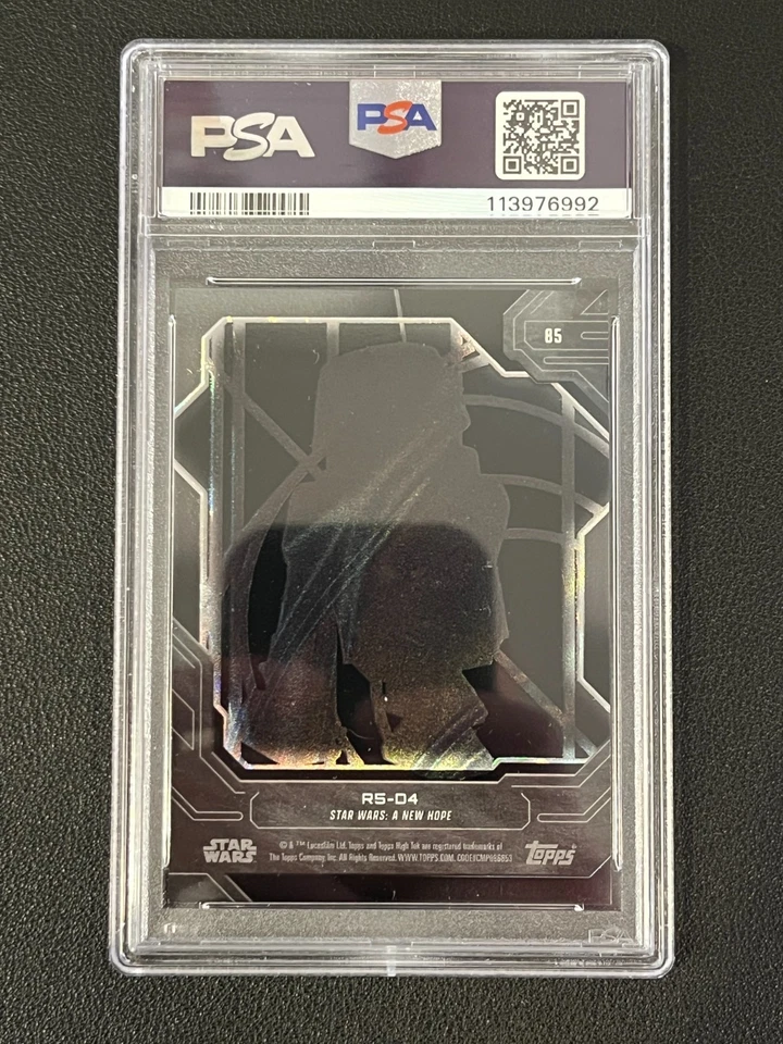 R5-D4 2024 Topps Star Wars High Tek Rebel Black Galactic 1/1 PSA 10 85 - Image 2 of 2