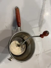 Vintage Foley Food Mill Red Wood Handle Foley Manufactured in Minneapolis