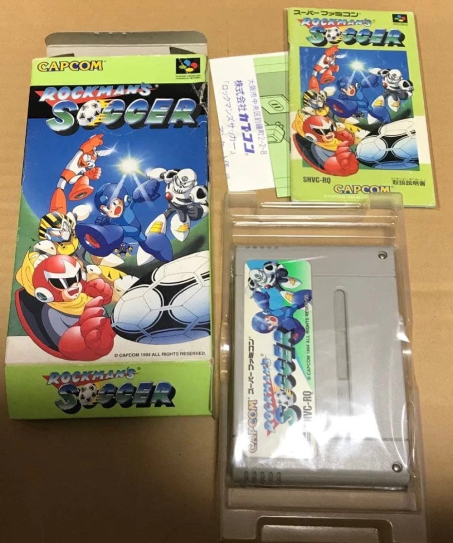 Nintendo SNES Mega Man Soccer Video Games for sale | eBay
