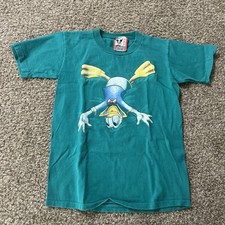 Vintage Disney Designs Donald Duck Single Stitch Shirt Size Youth Large