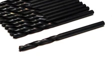 Screw Machine Stub Drills #38 (0.1015") 135° HSS Black Oxide (24 Pcs)