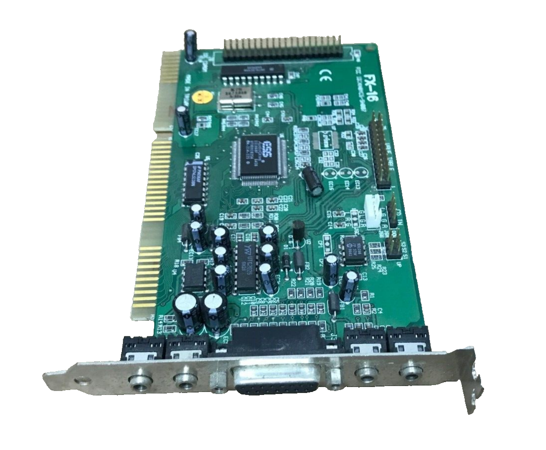 ESS 16 BIT ISA SOUND CARD, FX-16 AUDIODRIVE ES1868F | eBay