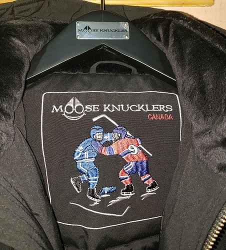 Moose Knuckle Boys Bomber Jackets, Black, NO FUR, Size L, fit 9 or 10 year old - Picture 4 of 13