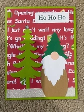 Gnome Santa Christmas holiday card kit of 6 made w/ Stampin' Up!