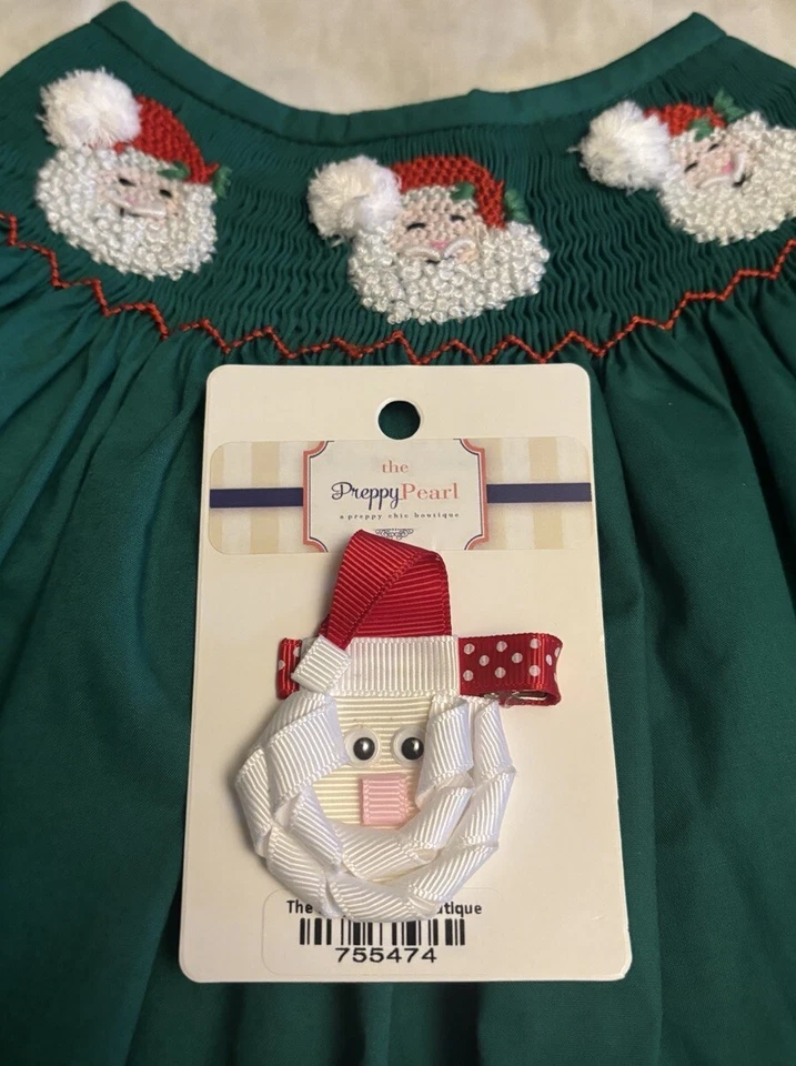 Conjunto de pantalones ajustados y top con moño gratis Addie & Hadlie By Smocked para niñas nuevo con etiquetas 12 meses Foto 3 de 4