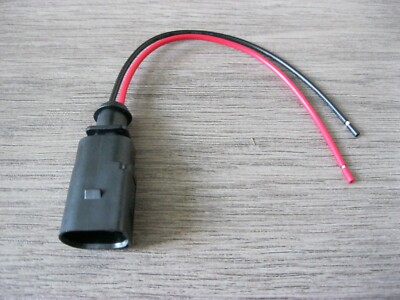VW AUDI PORSCHE Brake Pad Wear Sensor Wiring Connector Pigtail Plug 1J0973802