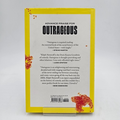 Outrageous By Kliph Nesteroff | A History Of Showbiz & The Culture Wars HC LN - Picture 2 of 13