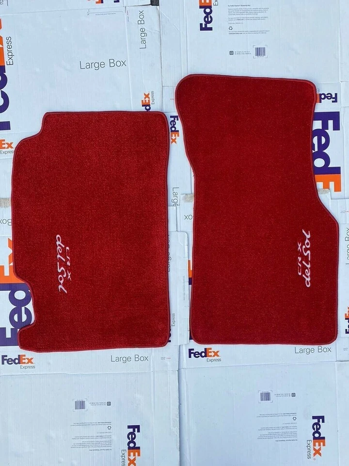 Alfombrillas a medida para Honda Civic Del Sol 1995-1997 RedLHD 2 PLAZAS Foto 4 de 4