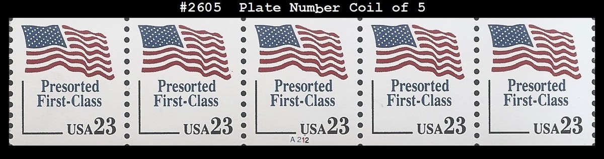 USA5 #2605 MNH PNC5 Pl #A212 Stars & Stripes | eBay