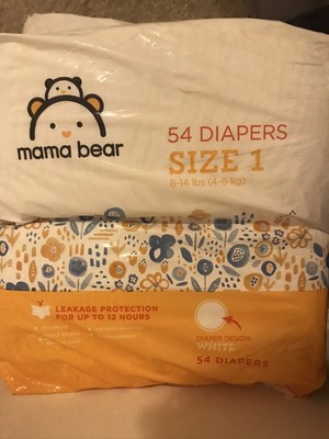 mama bear size 1 diapers