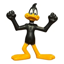 Vtg 1991 WB Warner Bros. Looney Tunes Daffy Duck 3" PVC Figure Toy