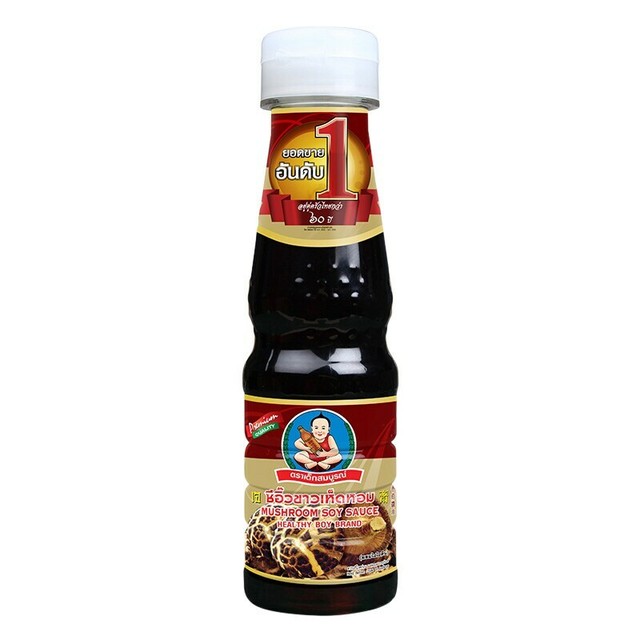 Dek Som Boon Healthy Boy Mushroom Thin Soy Sauce 150g x 4 eBay