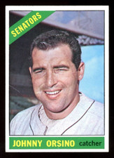 1966 TOPPS OPC O PEE CHEE MLB BASEBALL #77 Johnny Orsino EX+ Washington Senators
