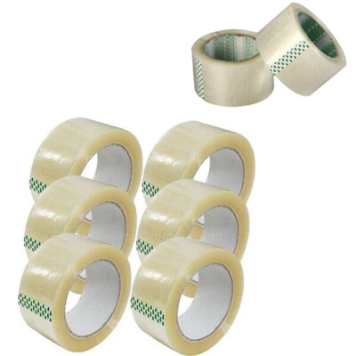 CLEAR PACKING TAPE BOX PARCEL PACKAGING PACKAGING STRONG SEALING SELLOTAPE