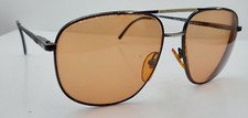 Vintage Nouveau Eyewear Precision Flex Black Gray Pilot Sunglasses FRAMES ONLY