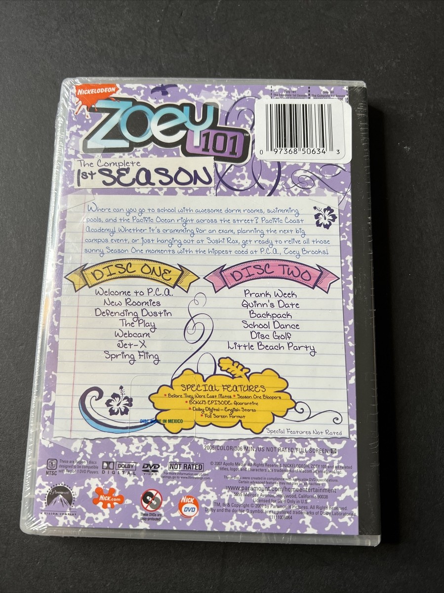 Zoey 101 - The Complete First Season (DVD, 2007, 2-Disc Set) for