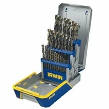 Irwin Hanson 3018006B 29 Pc. Turbomax Black Oxide Index Drill Bit Set NEW!!